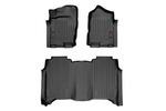M81715 - : Floor Mats | FR &amp; RR | Crew Cab | Fits Nissan Titan (17-24)/Titan XD (16-24) for Rough Country Image