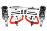 83431RED - : 3 Inch Lift Kit | N3 Struts &amp; Shocks | Fits Nissan Titan 4WD (2017-2024) for Rough Country Image