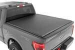 42220550 - : Soft Roll Up Bed Cover | 5'7" Bed | Ford F-150/F-150 Lightning/Raptor  (15-25) for Rough Country Image
