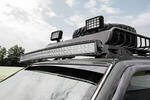 70567 - : LED Light Mount | Upper Windshield | 50" Curved | Fits Jeep Grand Cherokee ZJ (93-98) for Rough Country Image