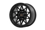 78170918B - : Rough Country 78 Series Wheel | Simulated Beadlock | Black | 17x8.5 | 5x5 | +0mm for Rough Country Image