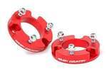 744RED - : 2 Inch Leveling Kit | Aluminum | Red | Fits Toyota Tacoma 2WD/4WD (2005-2023) for Rough Country Image
