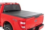 49220550 - : Hard Tri-Fold Flip Up Bed Cover | 5'7" Bed | Ford F-150 2WD/4WD (2015-2020) for Rough Country Image