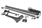 70066 - : LED Light Kit | Windshield | 50" BLK Single Row | WHT DRL | Fits Jeep Gladiator JT/Wrangler JL (18-25) for Rough Country Image