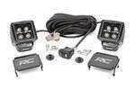71048 - : LED Light Kit | Ditch Mount | 2" Black Pair | White DRL | Ford Bronco (21-25) for Rough Country Image