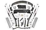 61722 - : 4.5 Inch Lift Kit | Long Arm | RR Leafs | NP242 | Fits Jeep Cherokee XJ 4WD (84-01) for Rough Country Image