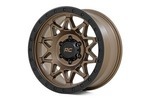 78180911 - : Rough Country 78 Series Wheel | Simulated Beadlock | Bronze/Black | 18x9 | 8x170 | 0mm for Rough Country Image