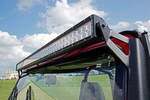 70508 - : LED Light Mount | Upper Windshield | 50" Straight | Fits Jeep Wrangler YJ (87-95) for Rough Country Image