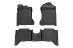 SM51003 - : Sure-Fit Floor Mats | Front &amp; Rear | Crew | Ford Ranger 2WD/4WD (2024-2025) for Rough Country Image