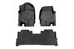 M51515 - : Floor Mats | FR &amp; RR | FR Buckets | Ford F-150 (15-25)/F-150 Lightning (22-24)/Raptor (17-25) for Rough Country Image