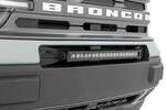 71036 - : LED Light Kit | Bumper Mount | 20" Black Single Row | Ford Bronco Sport (21-25) for Rough Country Image
