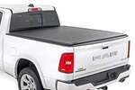 42309650 - : Soft Roll Up Bed Cover | 6'4" Bed | Fits Ram 1500 (19-25)/1500 TRX (21-24) for Rough Country Image