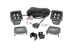 71074 - : LED Light Kit | Ditch Mount | 2" Black Pair | Amber DRL | Fits Toyota Tundra (22-25) for Rough Country Image