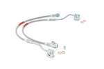 89310S - : Brake Lines | Stainless | FR | 4-6" Lift | Ford Bronco/F-150 4WD (1980-1996) for Rough Country Image