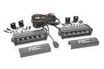 70706BL - : 6 Inch Black Series LED Light Bar | Single Row | Pair for Rough Country Image