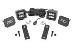 97081 - : LED Light Kit | Rear Mount | 2" Black Pair | Spot | Can-Am Maverick Sport 1000R for Rough Country Image