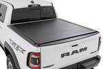 50320550 - : Hard Roll Up Bed Cover | 5'7" Bed | Fits Ram 1500 (19-25)/1500 TRX (21-24) for Rough Country Image