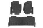 FF51712 - : Flex-Fit Floor Mats | Front and Rear | Ford F-250/F-350 Super Duty (17-25) for Rough Country Image