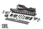 97004 - : LED Light | Bumper Mount | 12" Black Single Row | White DRL | Can-Am Defender HD 8/HD 9/HD 10 for Rough Country Image
