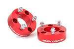 865RED - : 2.5 Inch Leveling Kit | Red Spacers | Fits Nissan Frontier (05-25)/Xterra (05-15) for Rough Country Image