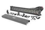 70920BD - : 20 Inch Black Series LED Light Bar | Dual Row | Cool White DRL for Rough Country Image