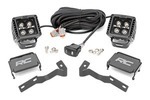 71083 - : LED Light Kit | Ditch Mount | 2" Black Pair | Amber DRL | Fits Toyota Tacoma (16-23) for Rough Country Image
