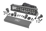 70912BD - : 12 Inch Black Series LED Light Bar | Dual Row | White DRL for Rough Country Image
