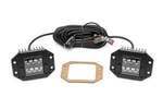 70803BL - : 2 Inch Black Series LED Light Pods | Spot | Flush Mount for Rough Country Image