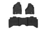 FF31213 - : Flex-Fit Floor Mats | FR &amp; RR | Crew Cab | Fits Ram 1500 2WD/4WD (2012-2018 &amp; Classic) for Rough Country Image