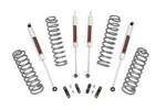 67840 - : 2.5 Inch Lift Kit | Coils | M1 | Fits Jeep Wrangler JK 4WD (2007-2018) for Rough Country Image