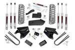 46533 - : 4 Inch Lift Kit | Quad Front Shocks | Rear Blocks | Ford F-150 4WD (80-96) for Rough Country Image
