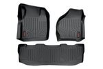 M52002 - : Floor Mats | FR &amp; RR | Crew Cab | Ford F-250/F-350 Super Duty 2WD/4WD (99-07) for Rough Country Image