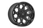 80200912A - : Rough Country 80 Series Wheel | One-Piece | Semi Gloss Black | 20x9 | 6x5.5 | 0mm for Rough Country Image