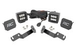71087 - : LED Light Kit | Ditch Mount | 2" Black Pair | Spot | Fits Toyota Tacoma (05-15) for Rough Country Image