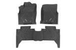 FF71216 - : Flex-Fit Floor Mats | Front and Rear | Fits Toyota Tacoma 2WD/4WD (2016-2023) for Rough Country Image