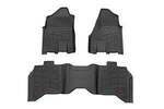 SM31430 - : Sure-Fit Floor Mats | Front &amp; Rear | Crew | Fits Ram 2500/3500 2WD/4WD (2019-2024) for Rough Country Image