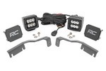 71064 - : LED Light Kit | Ditch Mount | 2" Black Pair | Spot | Fits Nissan Frontier (22-24) for Rough Country Image