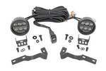 71085 - : LED Light Kit | Ditch Mount | Black Series Round | 3.5 Inch | Amber DRL | Fits Toyota Tacoma (16-23) for Rough Country Image