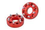 1160RED - : 1.5 Inch Wheel Spacers | 6x5.5 | Red | Fits Chevy/Fits GMC 1500 Truck &amp; SUV for Rough Country Image