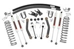 62340 - : 4.5 Inch Lift Kit | M1 | Rear AAL | Fits Jeep Cherokee XJ 2WD/4WD (1984-2001) for Rough Country Image
