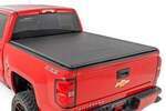 42119551 - : Soft Roll Up Bed Cover | 5'9" Bed | Fits Chevy/Fits GMC 1500 (14-18 &amp; Classic) for Rough Country Image