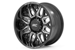 86201812 - : Rough Country 86 Series Wheel | One-Piece | Gloss Black | 20x10 | 6x5.5 | -18mm for Rough Country Image