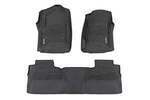 FF21413 - : Flex-Fit Floor Mats | FR &amp; RR | FR Bucket | Crew | Fits Chevy/Fits GMC 1500/2500HD/3500HD 2WD/4WD for Rough Country Image