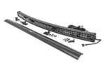 72954BD - : 54 Inch Black Series LED Light Bar | Curved | Dual Row | Cool White DRL for Rough Country Image