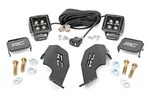 92033 - : LED Light Kit | Cage Mount | 2" Black Pair | Amber DRL | Fits Honda Talon 1000R for Rough Country Image