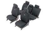 91052 - : Seat Covers | FR &amp; RR | Crew Cab | Toyota Tacoma 2WD/4WD (2005-2015) for Rough Country Image