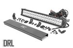 70920D - : 20 Inch Chrome Series LED Light Bar | Dual Row | Cool White DRL for Rough Country Image
