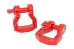 RS119 - : D-Ring | Forged | Pair | Red for Rough Country Image