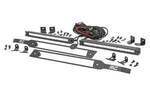 70818 - : LED Light Kit | Grille Mount | 10" Chrome Slimline Pair | Fits Chevy Silverado 1500 (19-22) for Rough Country Image