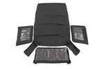 RC8557035 - : Soft Top | Replacement | Black | 4 Door | Fits Jeep Wrangler Unlimited (10-18) for Rough Country Image